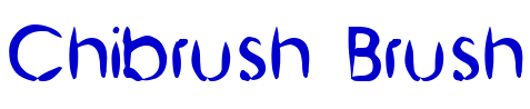 Chibrush Brush fonte